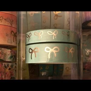 SOLD Simply Gilded Robins Egg Blue bow washi